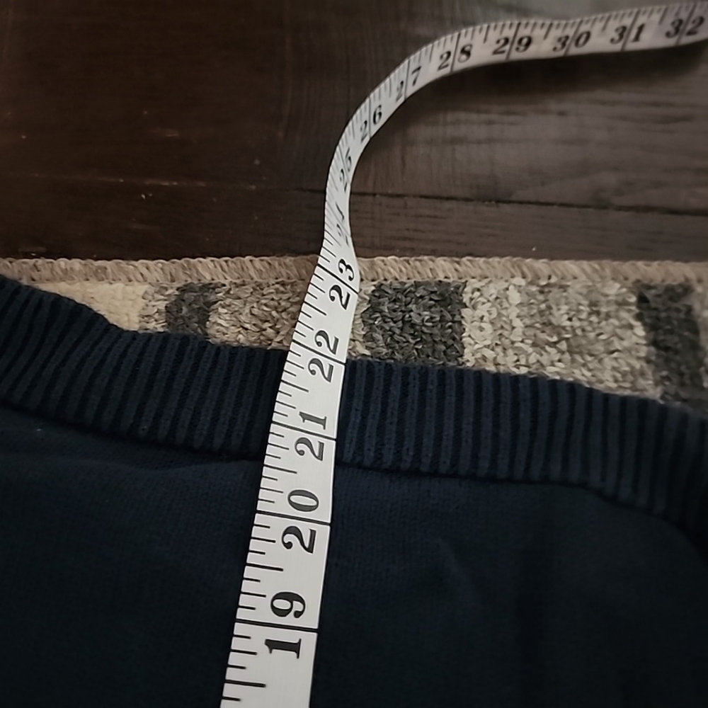 Ann Taylor Fox Intarsia Sweater 🦊 | Navy Knit | Size Medium - Picture 8 of 8